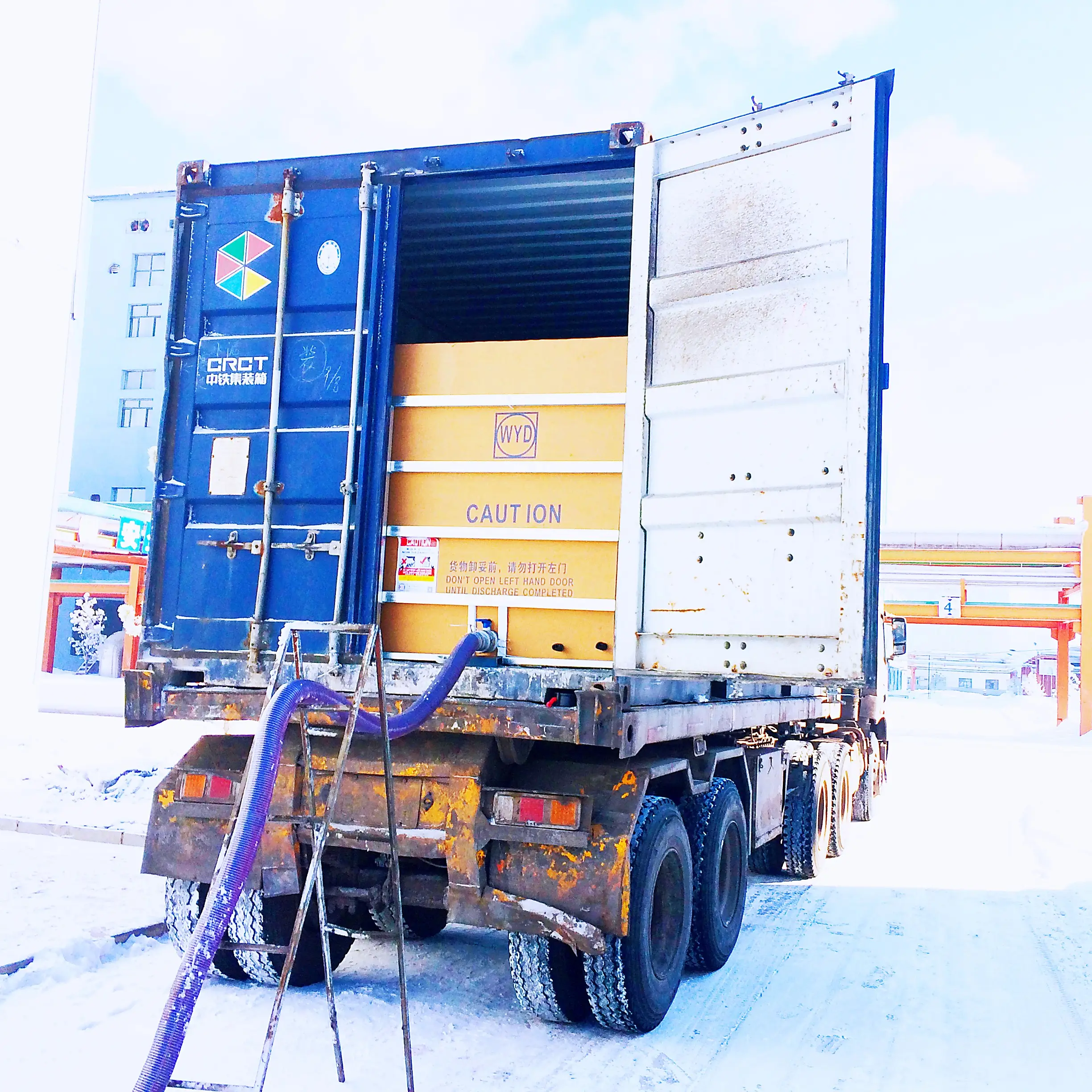 Serbatoio flessibile per container da 40 piedi per il trasporto di olio di girasole