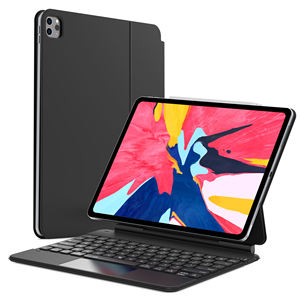 Keysco新ワイヤレスBTスマートトラックパッドキーボードiPad Air 5th Gen iPad Pro 11 12.9インチ磁気マジックキーボードメカニカル - Product Image 2