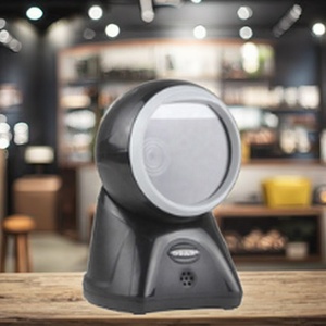 Lector de código Qr de barra 2D de escritorio, 1D comprobador de precios, plataforma de escaneo, escáner de código de barras POS para supermercado, centro comercial minorista - Product Image 1