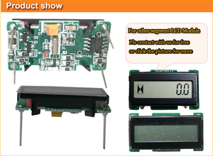 703pr-102 6 cifre tn riflettente 7 segmento timer ora misuratore contatore clessimetro display lcd - Product Image 5