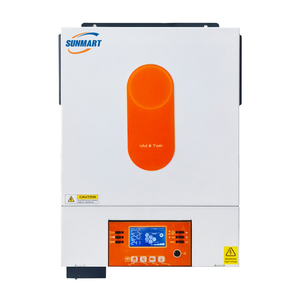 Sistema solar híbrido de onda sinusoidal pura de 6KW, monitor WiFi incorporado, 48V, 120A, MPPT para función BMS, corriente de entrada PV máxima de 27A a la venta