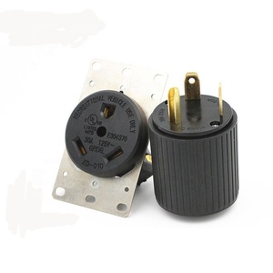 Rv TT-30P 3ピン125/250V 30A発電機RVプラグオスNemaプラグツイストロック付き