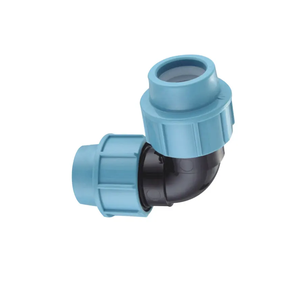 HDPE压缩公弯头PP压缩型PN16环保20-110毫米带安装孔的公螺纹管件 - Product Image 6