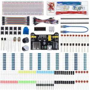 Elektronisches Kit für DIY-Projekts tarter mit 830 Steck verbindern für Breadboard-Überbrückung kabel für das Arduino R3-Set für elektronische Komponenten