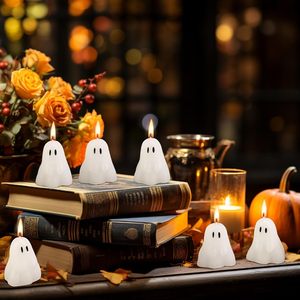 Hot Bán Halloween Ma Nến Ma Hình Trang Trí Nội Thất Nến Tùy Chỉnh Vui Vẻ Mặt Nến Trang Trí Nội Thất Advent Lịch - Product Image 1