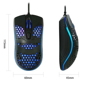 Cavo cablato Gaming 7 respirazione LED retro luce ottica Mouse USB Computer svuotato Mouse Laptop Desktop 4D PC uso domestico ufficio - Product Image 6