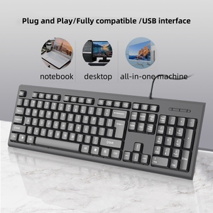 Teclado de ordenador OEM profesional con estilo de operación de membrana de teclado numérico para uso en escritorio teclado de piezas personalizadas