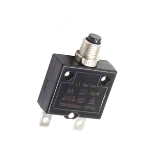 50VDC кнопочный выключатель 16A 20A 25A 30A ручной тип сброса миниатюрный выключатель переменного тока DC тепловой перегрузки протектор - Product Image 2