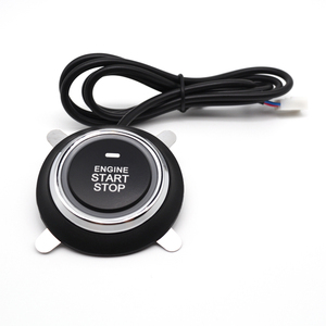 Alarma de coche con botón de arranque único, pulsador de motor, bloqueo RFID, interruptor de encendido, sistema antirrobo de entrada sin llave, botón de inicio - Product Image 2