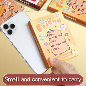 Capybara Mini Pocket A7 Notebook Bloc de notas portátil creativo para uso escolar Manual de alto valor de color - Product Image 5
