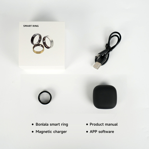 Nhẫn thông minh sức khỏe 2025 SR06 thép không gỉ, đo nhịp tim, oxy máu, thời lượng pin dài, chống nước, có chức năng báo thức, thiết bị theo dõi thể dục ngón tay dành cho nam giới, thể thao - Product Image 6