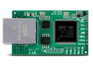 USR-TCP232-E2 Pin Ype erial to a therthertherternet oodule 2 puertos seriales Industrial grade Ain frequency 120 Mz