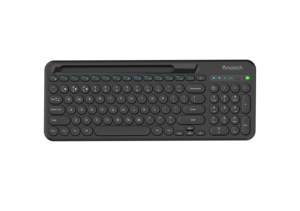 98 Keys Customized 2.4Ghz Wireless BT5.0 <strong>Keyboard</strong> Computer <strong>Keyboard</strong> Round Keycap Multi Devices With Slotfor Win/<strong>iOS</strong>/Android - Product Image 2