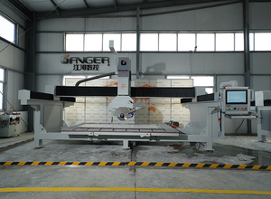 GANGER Cnc маршрутизатор Cnc мостовая пила инфракрасный гравировальный станок для резки камня 5-осевой гранитный камень CNC управление - Product Image 3