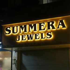 אקריליק נירוסטה עם תאורה אחורית שלט ערוץ מכתב שלט Led לוגו משרד שלט שלט led שלטי לחנות עשן - Product Image 3