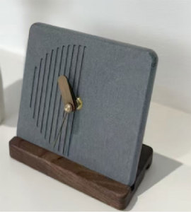 Horloge en diatomite naturelle écologique pour la décoration intérieure Caractéristiques d'absorption d'humidité pour la chambre et le salon - Product Image 5