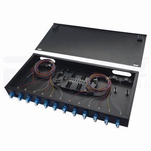 19 inch Network Cabinet Mount Type 4 6 8 12 24 48 72 Ports SC ST FC LC Fast Connector ODF Fiber Optic Terminal Box <strong>Patch</strong> <strong>Panel</strong> - Product Image 1