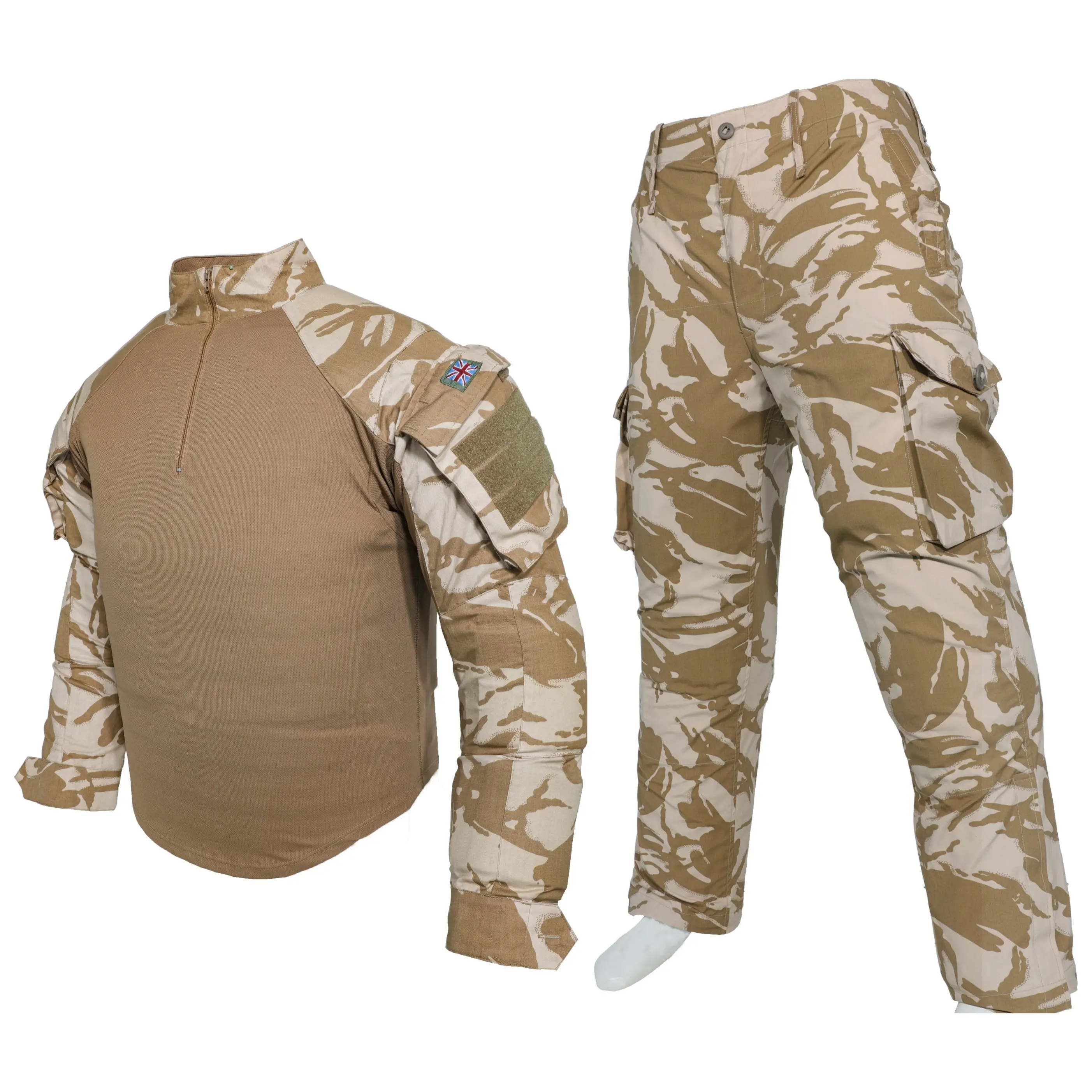 27434 británico MPT uniforme Fatiga Combat Set camuflaje táctico uniforme desierto camuflaje trajes de combate