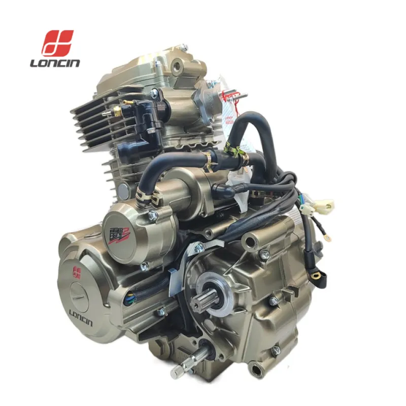 Montagem do motor triciclo refrigerado a água 4 tempos para bajaj Thunderbolt motor Loncin 300cc motor
