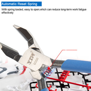 YTH 6 inç dayanıklı 45 ° 90 ° açı kesme pense tel kesici gömme kesici - Product Image 4