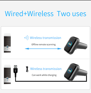 Escáner de código de barras BIS, compatible con 2,4G inalámbrico y función Bluetooth y conexión por cable, conectar teléfono inteligente, tableta - Product Image 3