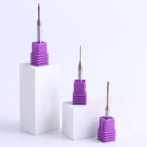 High Precision 2-Fluted Tungsten Steel Carbide Long Neck CNC <strong>Deep</strong> Groove Ball End Mill <strong>Cutter</strong> R0.75*8 Nano ODM Cutting Machine - Product Image 1