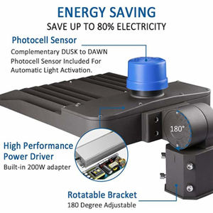 Đèn đường đường phố đường cao tốc Liên Bang Bắc Mỹ đèn hộp giày đúc nhôm đúc thành phố đèn đường - Product Image 5