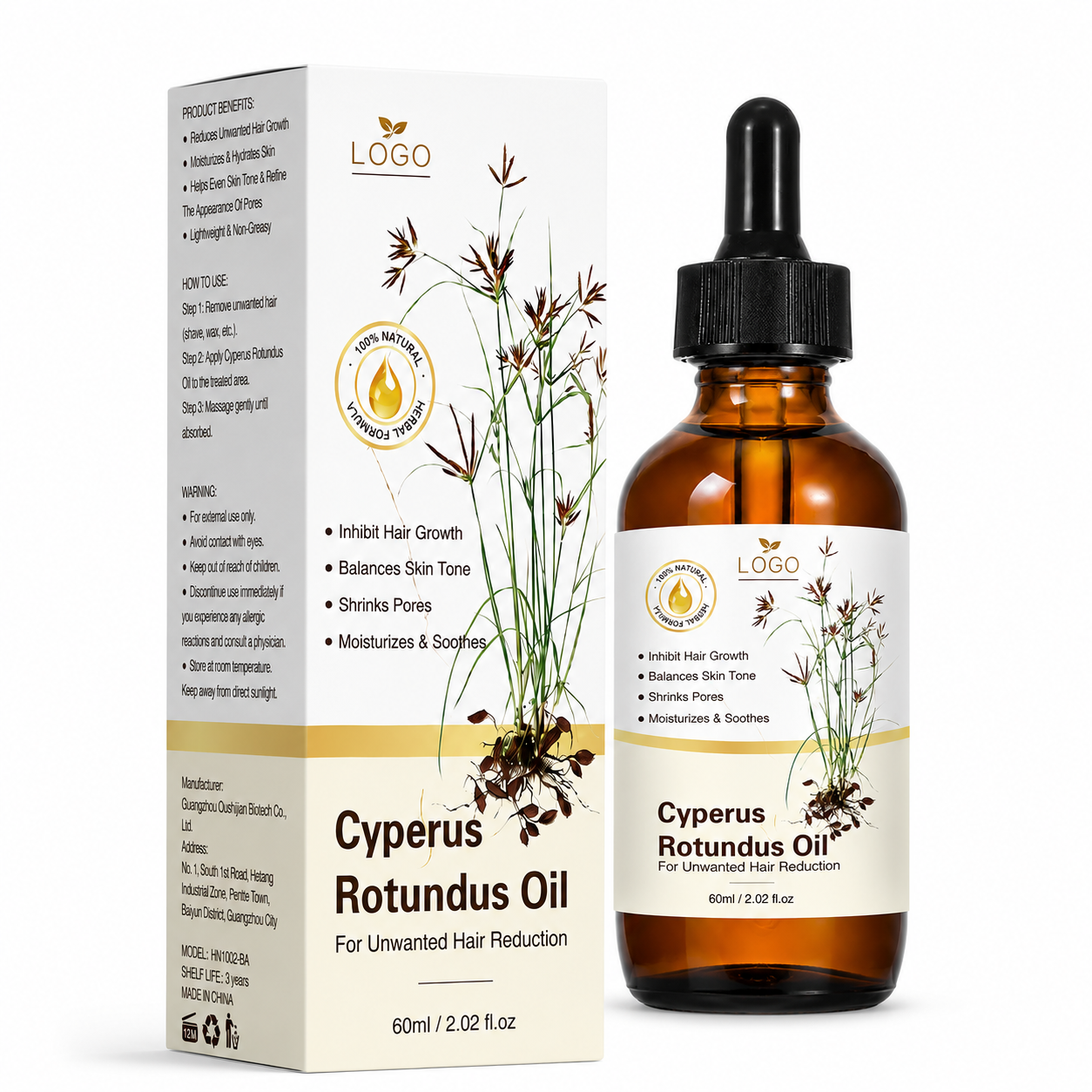 Cyperus Rotundus Hair Removal Oil