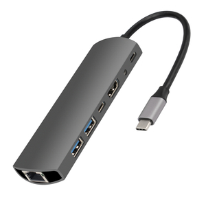 VCOM 7 in 1 adattatore Hub USB multiporta Splitter dati tipo C a HDMI USB un RJ45 Audio Dock di espansione per Computer - Product Image 4
