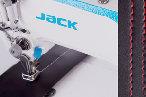 Macchina da cucire industriale elettrica a trasmissione diretta Jack H5 usata Computer su e giù macchina da cucire piatta con alimentazione composita - Product Image 6