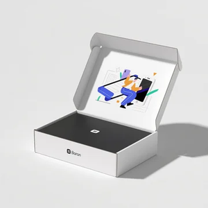 Customized Electronics <strong>Boxes</strong> with Logo Embossed UV Coating and Matt Lamination Sponge Lined Folder Type Shipments - Product Image 2