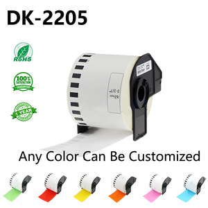 DK 2205 DK-2205 DK2205 2.4&quot; X 100 Ft. 62mm X 30.4m Compatible Replacement Continuous <strong>Paper</strong> Labels Roll for Brother Printers - Product Image 3