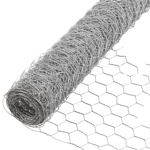 Trappola per gattoni esagonale rete metallica in rete di pollo strizzatura rete con bordo morbido foro esagonale tessitura filo rivestito in PVC o zincato - Product Image 1