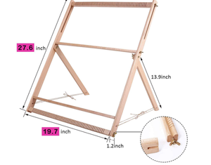 <strong>Weaving</strong> <strong>Loom</strong> with Stand Wooden Multi-Craft <strong>Weaving</strong> Frame <strong>Loom</strong>