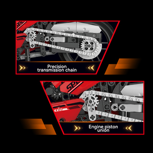 Hw 559 Pcs Công Nghệ Gạch Xe Máy Loạt Siêu Max Mô Hình Xe Máy Xây Dựng Khối Đồ Chơi Bộ Quà Tặng Cho Trẻ Em - Product Image 6