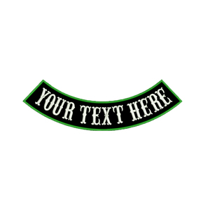 カスタムボトムロッカー刺Embroideredパッチカスタムあなたのテキスト文字はジャケットのバイカー刺Embroideryパッチの鉄に名前を付けます - Product Image 2