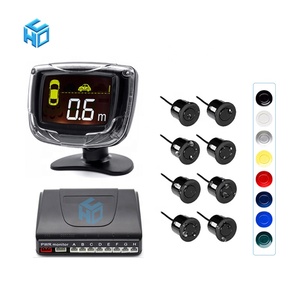 Waterproof Auto Parktronic <strong>LCD</strong> Parking <strong>System</strong> with 8 <strong>Sensors</strong> <strong>Reverse</strong> Backup Monitor Car Parking Blind Spot Radar Assistant - Product Image 1