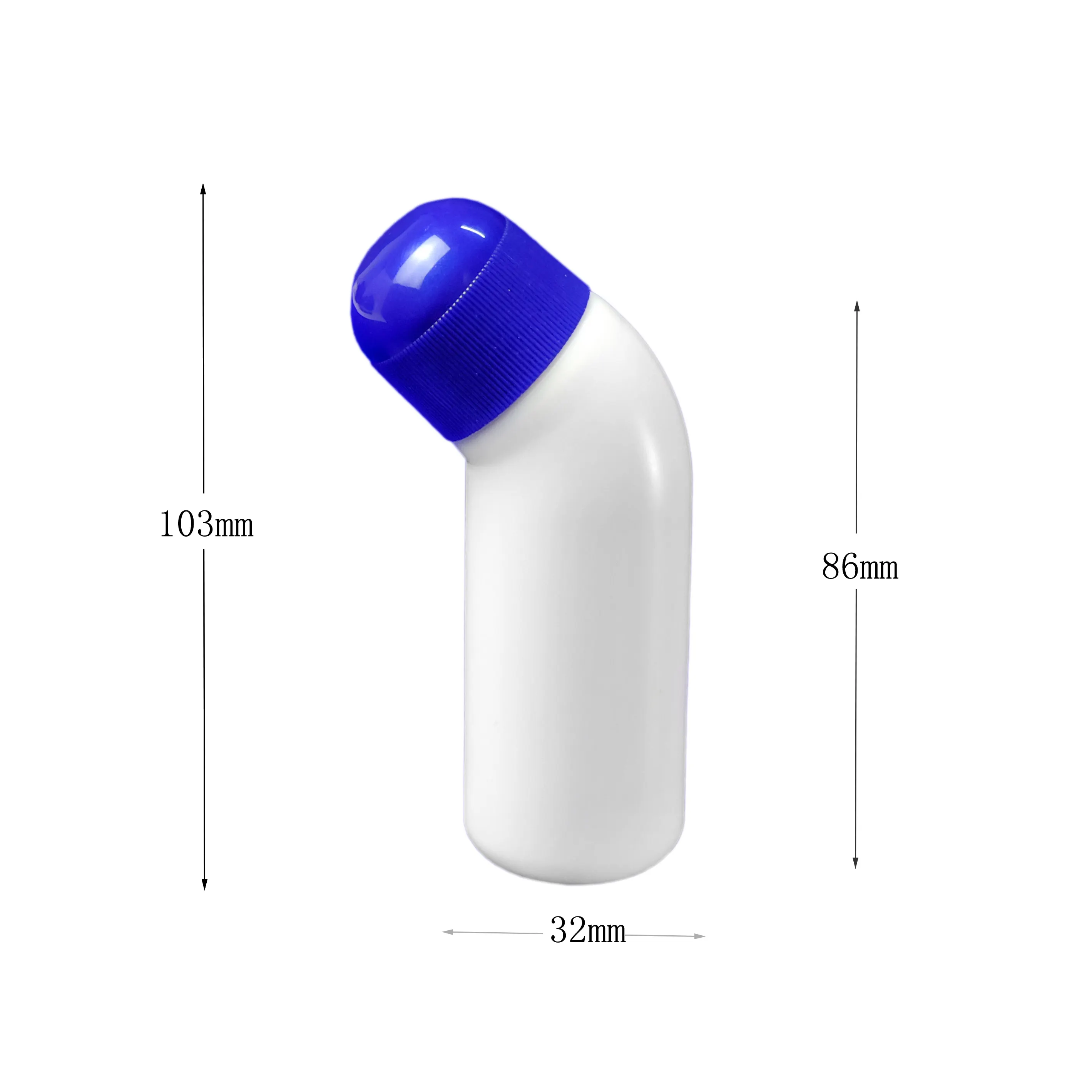 Top Schwamm 50ml Flasche HDPE Medizin flaschen Applikator Flüssigkeits flasche