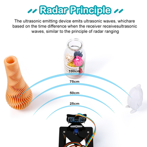 Robot linking Simulation Ultraschall-Radars ensor modul für Arduino DIY Kit 180 "SPI 1,8-Grad-Scan-Detektor mit TFT-Display