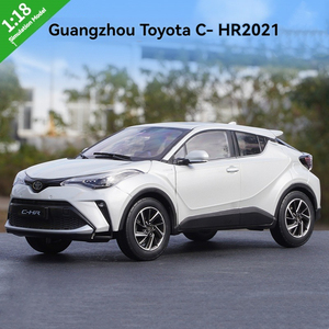 Diecast 1:18 C-HR CHR 2022 Toyot ses ve hafif alaşım araba modeli supercar oyuncaklar koleksiyonu ile bir metal araba kalıbı dekorasyon - Product Image 4