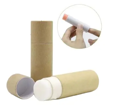 Confezioni di cartone rotonde a buon mercato tubo di carta regalo per cosmetici e deodorante