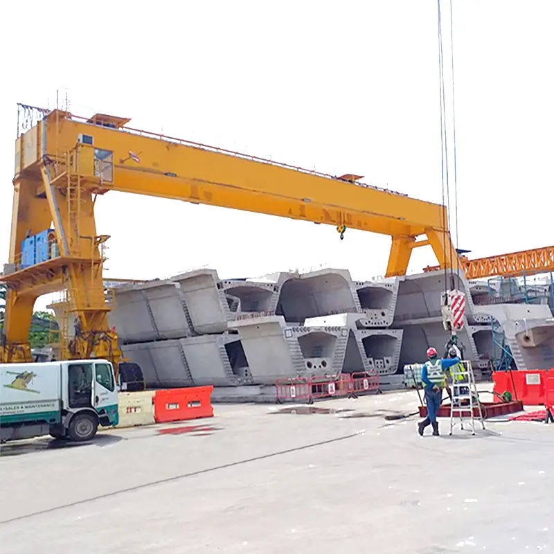 40トン50トン60トン80トンrtgゴム製ガントリタイヤホイールクレーン