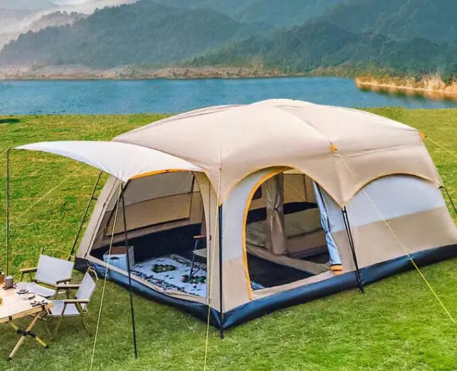 Hoto Outdoor Waterdichte Camping Tent Met 2 Kamers En Een Hal Extra Grote Ruimte 8-12 Persoons Familie Camping Tenten