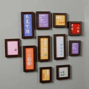 Bằng Gỗ Nhỏ Chèn Khung Ảnh 3-Inch Polaroid Khung Ảnh Quà Tặng <span class=keywords><strong>Mini</strong></span> Từ Tủ Lạnh Nhãn Dán - Product Image 3