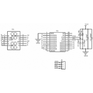 0.36 pollici "4 cifre tubo LED segmento modulo rosso anodo comune TM1637 Chip tubo Display Clock per Arduino UNO R3