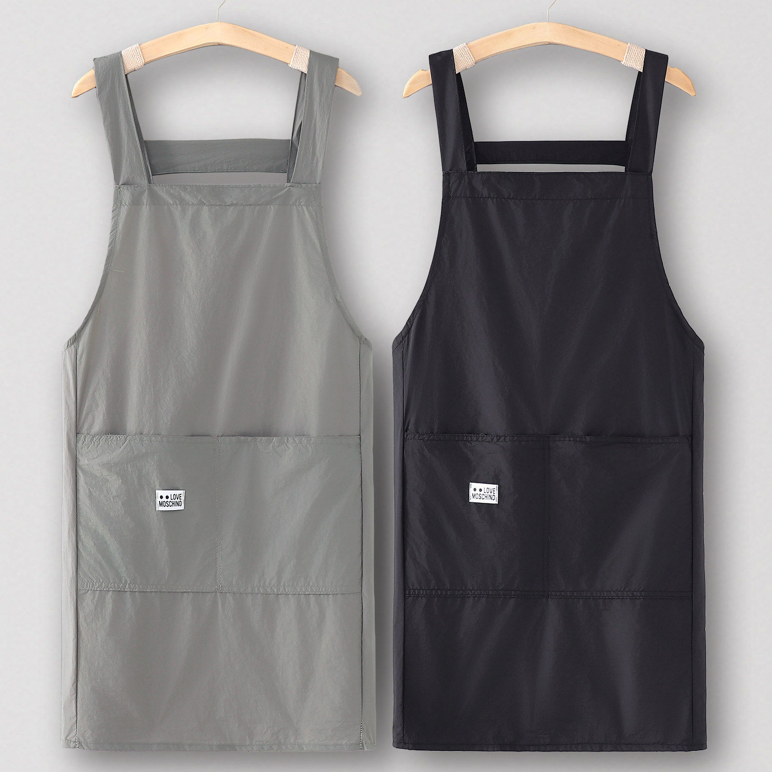 Sangle de poche zippée légère et respirante noire + grise