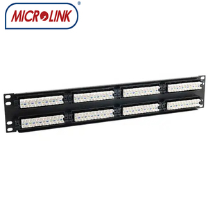 可拆卸48端口5类配线架utp类5e非屏蔽rj45克朗配线架 - Product Image 4
