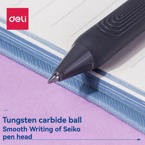 Deli A201 High Quality Retro <strong>Color</strong> Gel Pen Purple + Gray 2 Press Pen 0.5mm Small Fresh Student <strong>Notebook</strong> <strong>Notes</strong> <strong>with</strong> <strong>Color</strong> Pen - Product Image 3