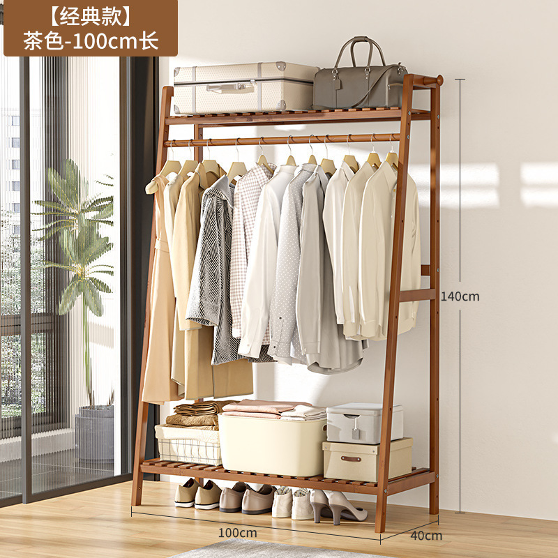 Bambou pur simple-épais marron 100 de long