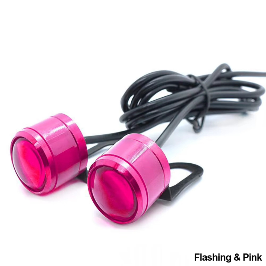 Flashing Pink.